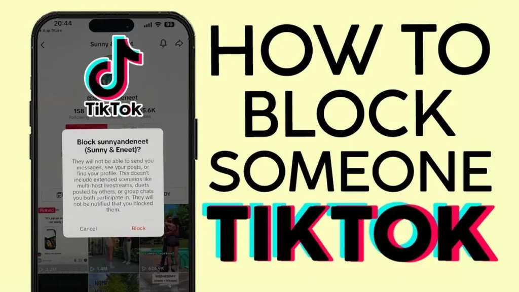 how to block someone on TikTok